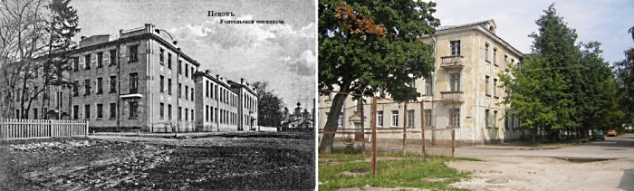 улица Красных просвещенцев в г. Пскове