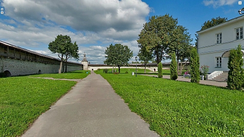 Петровские бастионы в Кроме. Псков