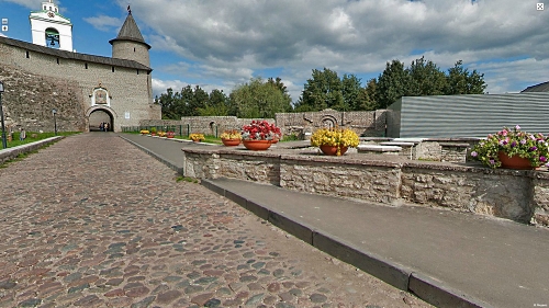 Петровские бастионы в Кроме. Псков